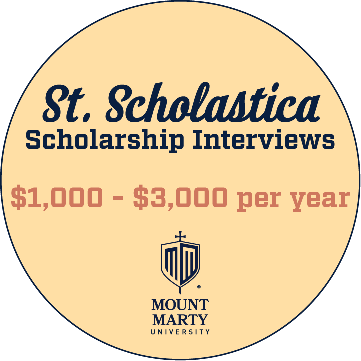 Graphic for Scholastica Scholarship Interviews